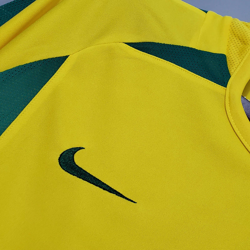 Camisa Retrô Seleção Brasil 2002/02 Home