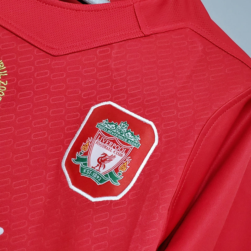 Camisa Retrô Liverpool 2005/05 Home Champions League Edition