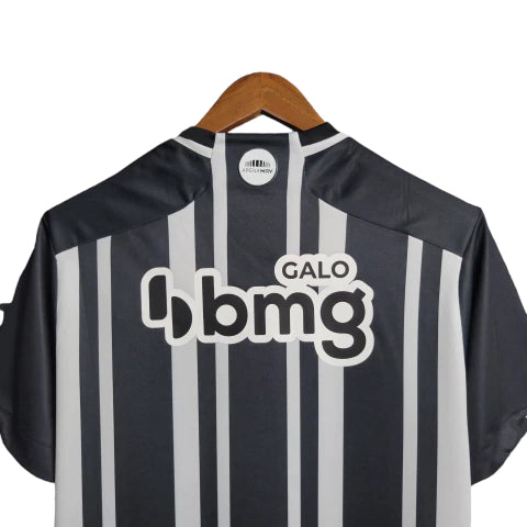 CAMISA ATLÉTICO MINEIRO I 24/25 - ADIDAS TORCEDOR MASCULINA - PRETO E BRANCO COM PATROCINADOR