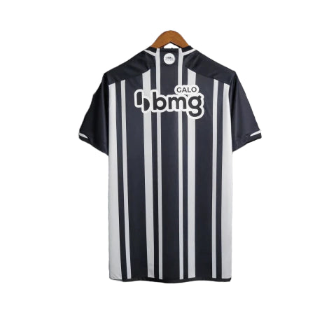 CAMISA ATLÉTICO MINEIRO I 24/25 - ADIDAS TORCEDOR MASCULINA - PRETO E BRANCO COM PATROCINADOR