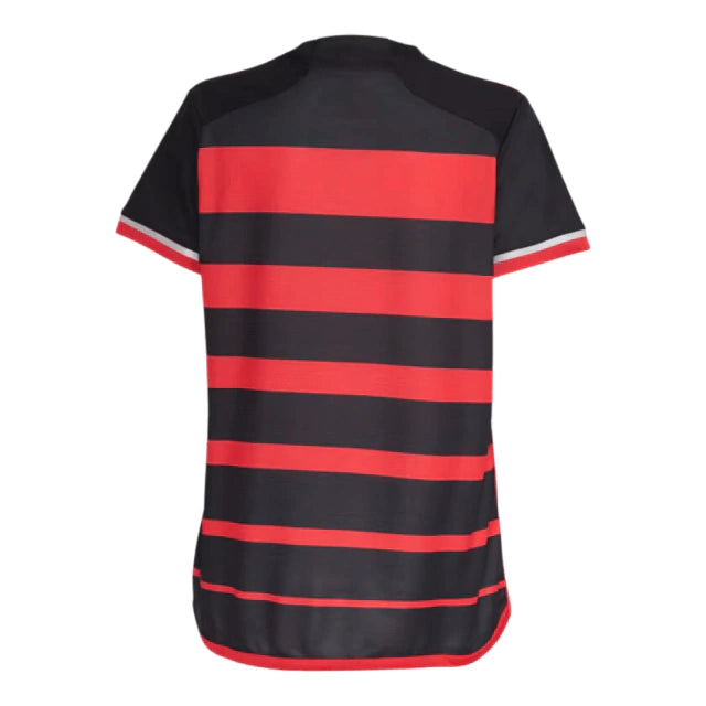 Camisa Flamengo I 2024/25 Torcedor Adidas Feminina - Vermelha e Preto