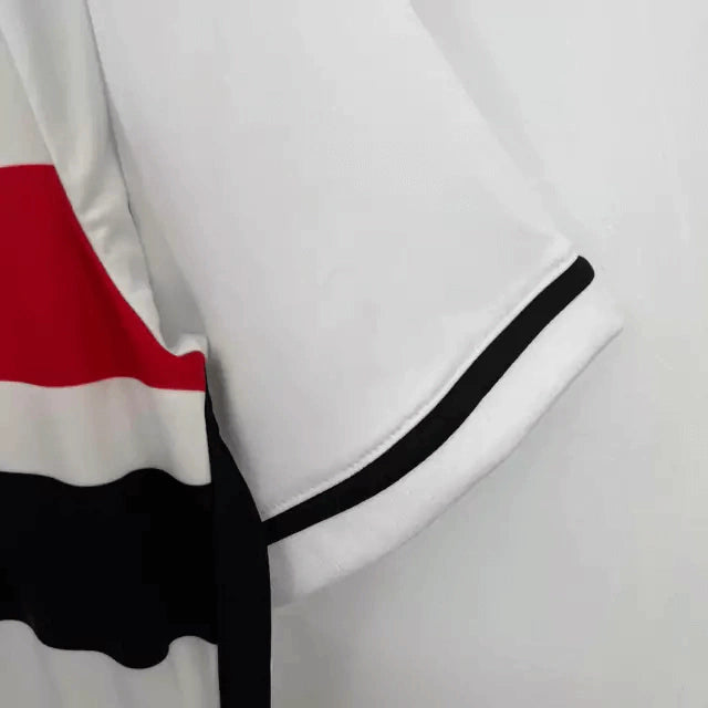 Camisa São Paulo I 2023 Torcedor Adidas Masculina - Branco e Vermelho