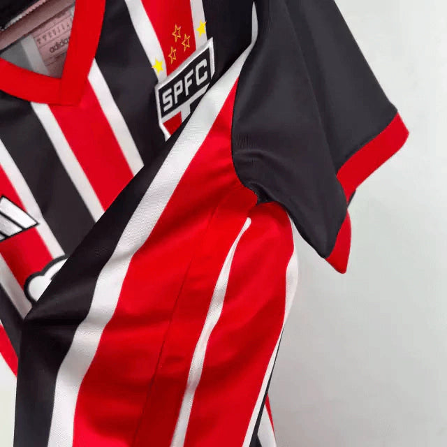 Camisa São Paulo II 2023 Torcedor Adidas Masculina - Preta, Vermelha e Branca