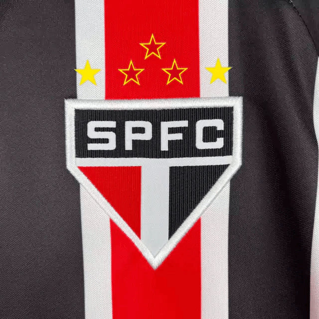 Camisa São Paulo II 2023 Torcedor Adidas Masculina - Preta, Vermelha e Branca