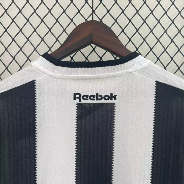 Camisa Botafogo I 2024/25 Torcedor Masculina - Branca e Preta