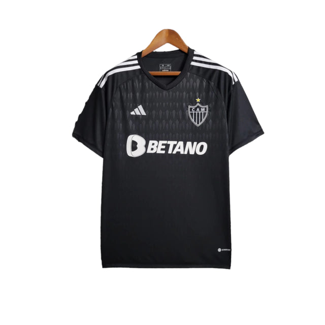 CAMISA ATLÉTICO MINEIRO III 23/24 TORCEDOR ADIDAS MASCULINA - PRETA COM PATROCINADOR