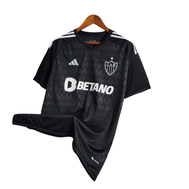 CAMISA ATLÉTICO MINEIRO III 23/24 TORCEDOR ADIDAS MASCULINA - PRETA COM PATROCINADOR