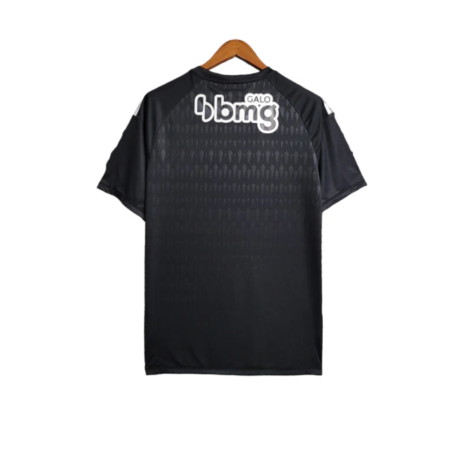 CAMISA ATLÉTICO MINEIRO III 23/24 TORCEDOR ADIDAS MASCULINA - PRETA COM PATROCINADOR